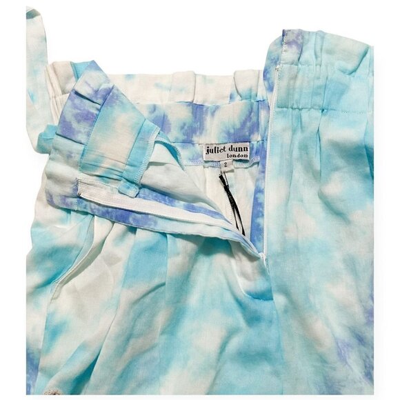 New with tag, Juliet Dunn Mirror-Detailed Tie-Dyed Cotton Shorts Size 2 (US 6/8) - Picture 7 of 15